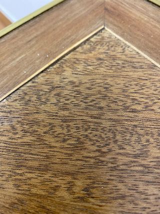 Mesa auxiliar vintage madera y metal