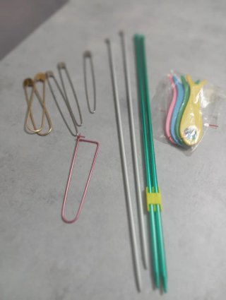 Borsa porta gomitoli in cotone trapuntato