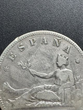 2 Pesetas 1870 *18 *75