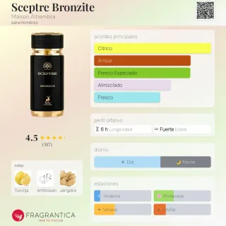 Sceptre Bronzite Maison Alhambra para Hombres