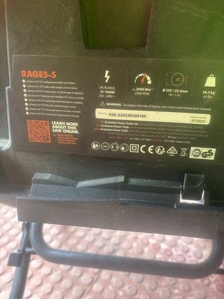 Sierra de mesa Evolution Multiusos