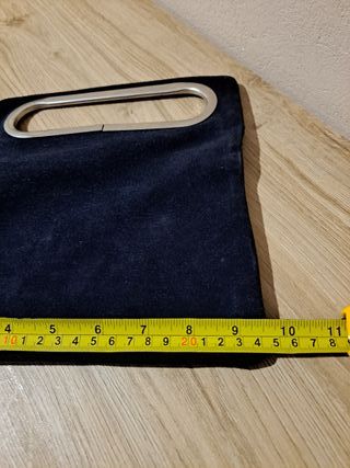 Pochette Camoscio Blu Vintage Anni '60