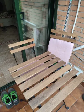 Mesa y Sillas Plegables Terraza Ikea