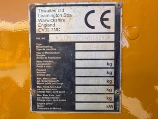 Dumper Thwaites 9 Ton