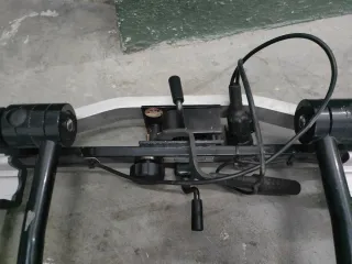 Portabicicletas BMW para bola de remolque.