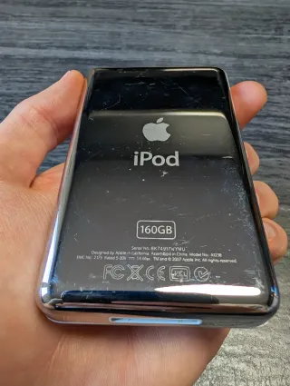 Apple iPod Classic 6ªGen 160GB, batería-disco 100%