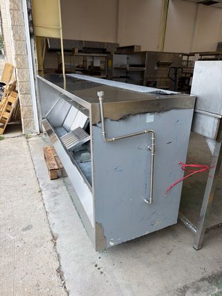 CAMPANA INDUSTRIAL INOX SISTEMA DE EXTINCION