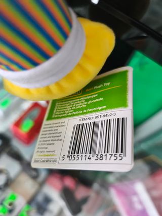 Peluche Becas Rua Sésamo 38 cm