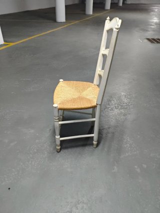 Sofá de 3 plazas gris cherlon De regalo 4 sillas