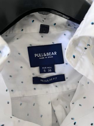 Camisa Polo Ralph Lauren blanca lunares