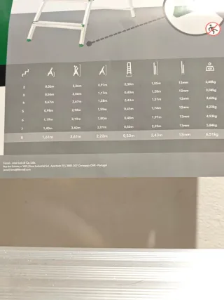Escalera aluminio plegable