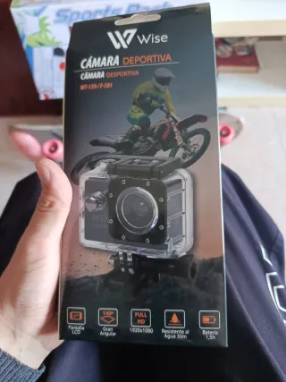 Cámara Deportiva Wise Sumergible HD 1080p