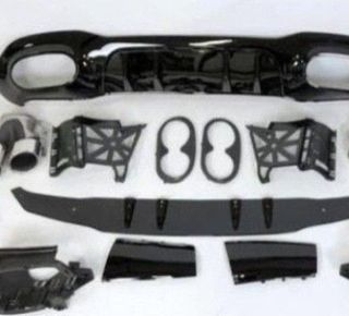Difusor Trasero Mercedes V177 AMG Look A45 4 Puert