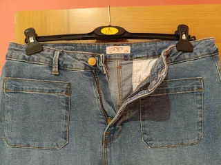 Pantalón vaquero mujer ancho