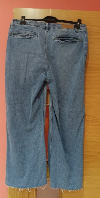 Pantalón vaquero mujer ancho
