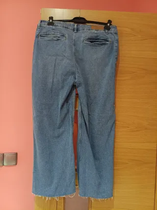 Pantalón vaquero mujer ancho