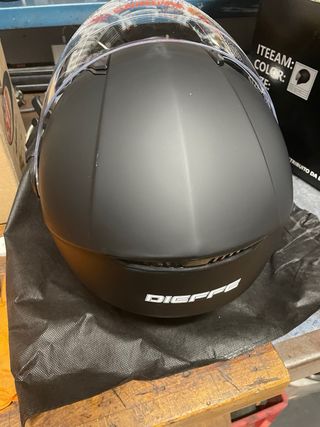 Casco nuevo de moto Dieffe negro