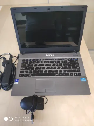 Ordenador Portátil Inves Gris y Negro