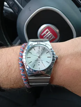 Orologio di Lusso Constellation in Argento Bianco