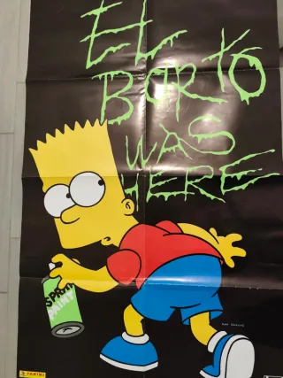 Póster Bart Simpson El Barto Was Here