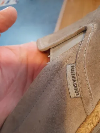 Louis Vuitton Mocasines Beige/Marrón