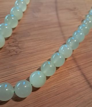 Filo sfere Giada verde chiaro