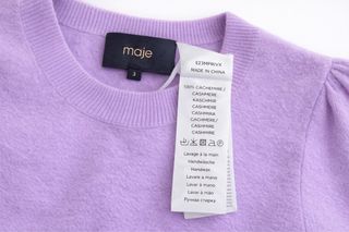 Jersey Maje 100% Cachemira Malva