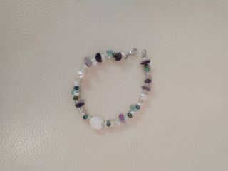 Pulsera Corazón Piedras Naturales