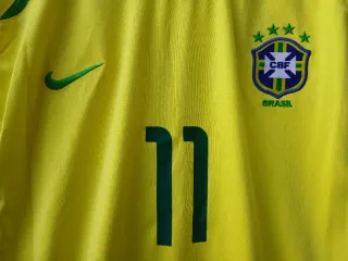 Camiseta de Futbol 2002 Brasil - Ronaldinho