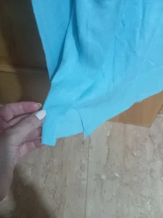 Jersey fino azul Zara Talla S