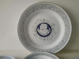 Set de porcelana azul y blanco