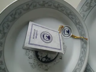 Set de porcelana azul y blanco