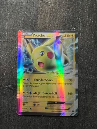 Carta Pokémon Pikachu EX Holo