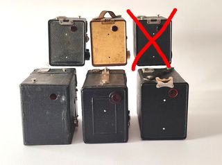 Lote 5 Cámaras Kodak Brownie