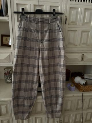 Blazer Zara Cuadros con pantalón a juego