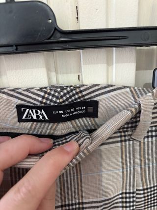 Blazer Zara Cuadros con pantalón a juego