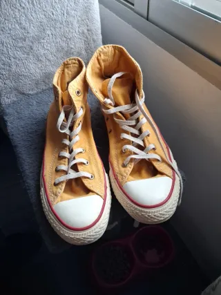 Converse All Star Amarillas Talla 37
