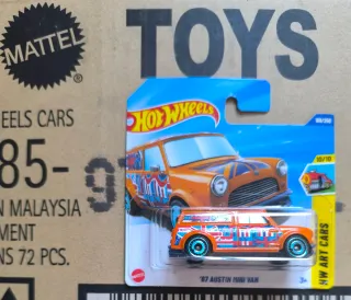 Hot Wheels '67 Austin Mini Van HW Art Cars