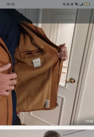 Chaquetón de piel Loewe Marrón