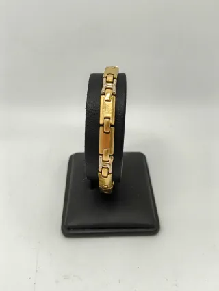 Pulsera Oro 18kt eslabones bicolor