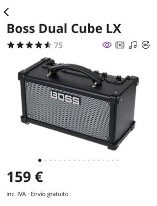 BOSS Dual Cube LX + Adaptador Bluetooth (NUEVO)