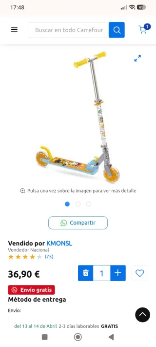 Patinete Patrulla Canina