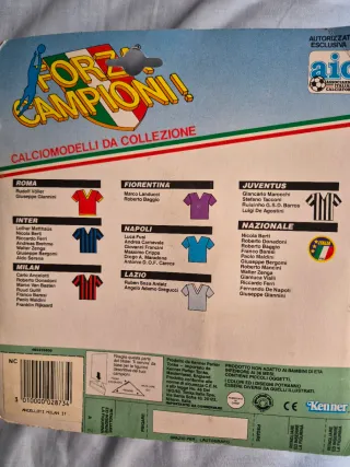 Figura de fútbol carlo ancelotti tonka 1989