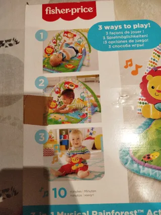 Gimnasio Musical Fisher-Price Rainforest 3 en 1