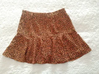 Falda corta Stradivarius estampado animal