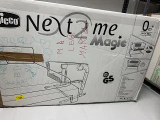 Minicuna colecho Chicco Next2Me Gris