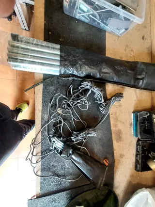 Varillas y ganchos toldo Quechua