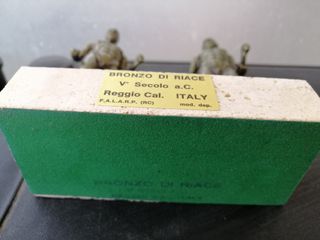 Statua Bronzi Riace vintage anni 80