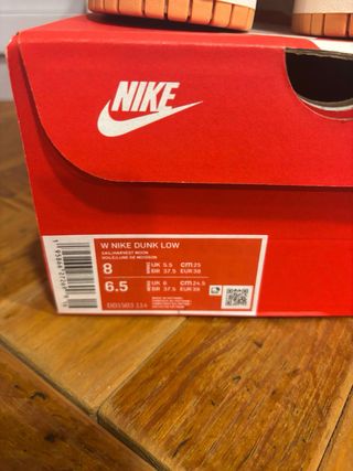 Nike Dunk Beige y Blanco