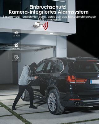 Cámara Vigilancia Exterior Solar WiFi Batería